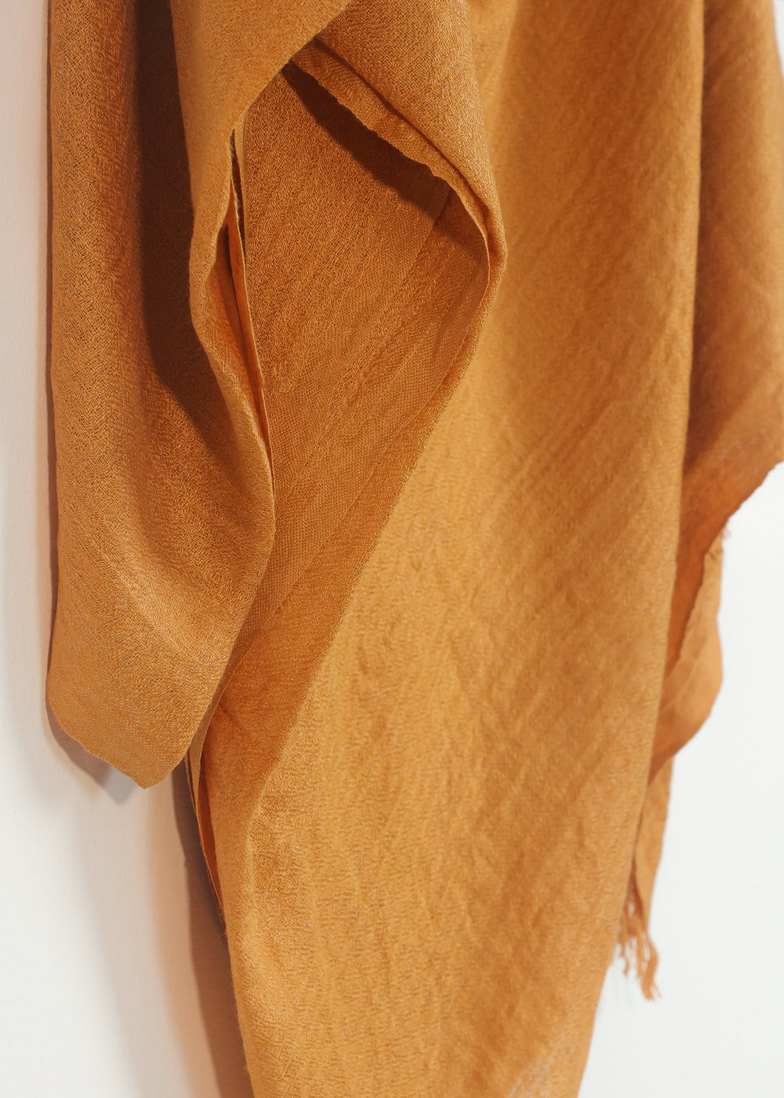 Handwoven Cashmere scarf- Mary Gold